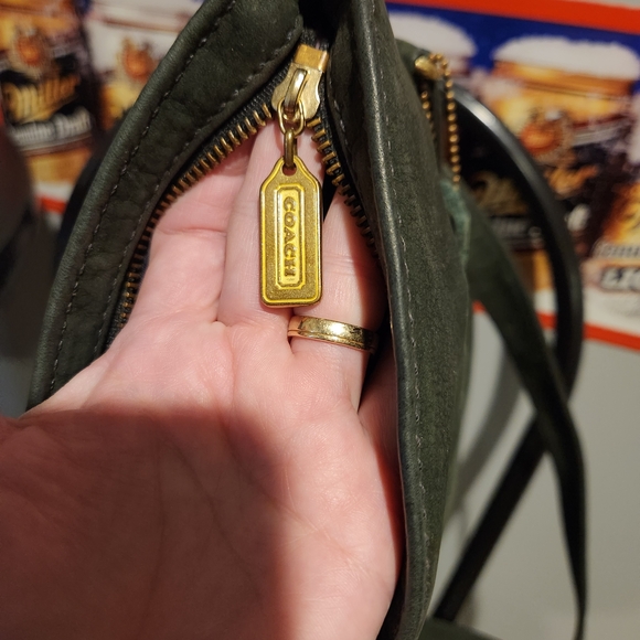 1996 Vintage Coach Sonoma Nubuc Zip Small Bucket - Picture 7 of 8